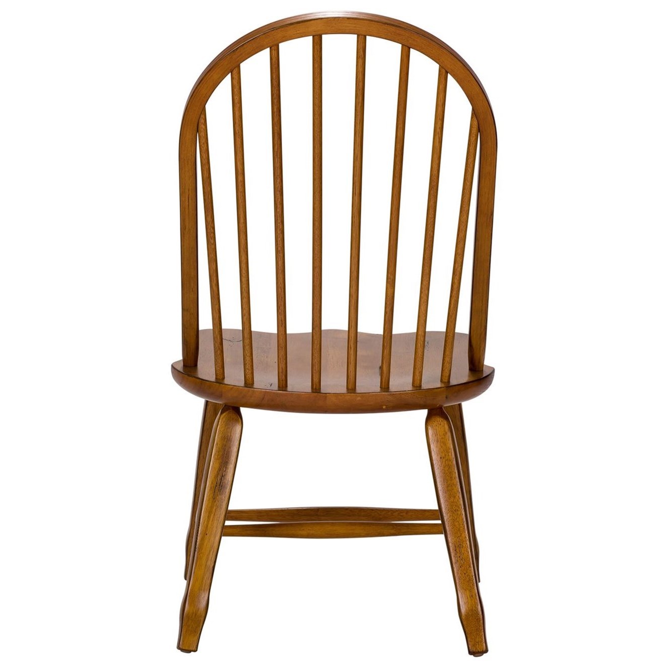 Spindle slat best sale back side chair